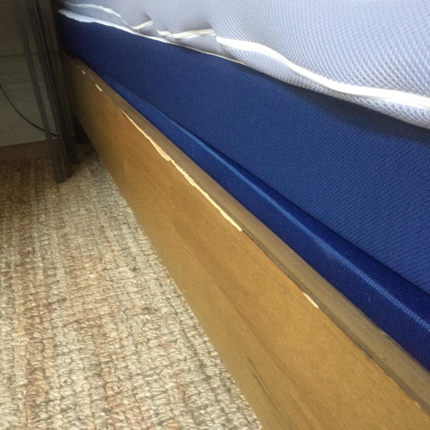 World Market Aiden Wood & Metal Queen Size Bed - image-1