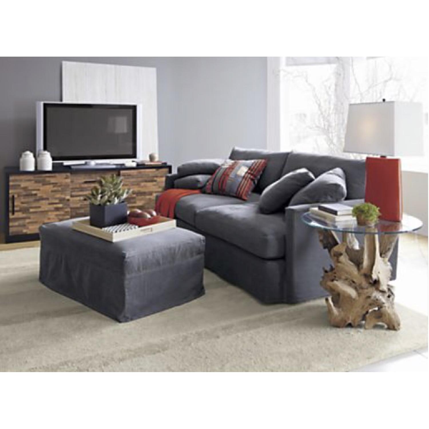 Crate & Barrel Driftwood Side Table - image-4