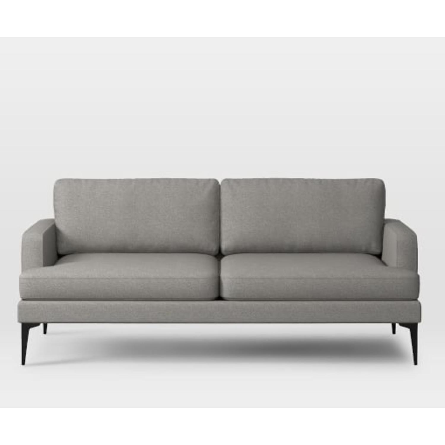 West Elm Andes Sofa in Grey - image-0