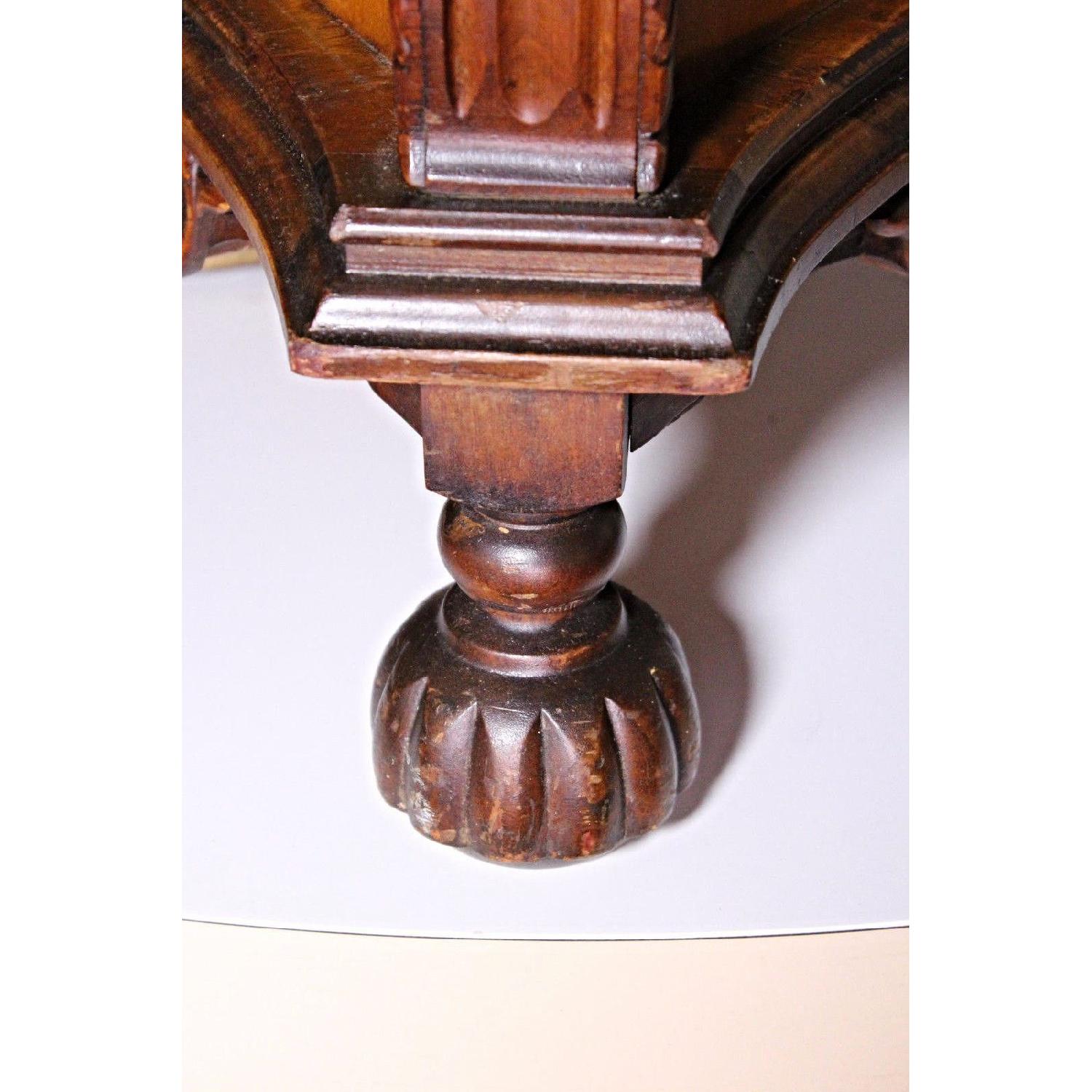 Triangular Wood Commode/Nightstand - image-4