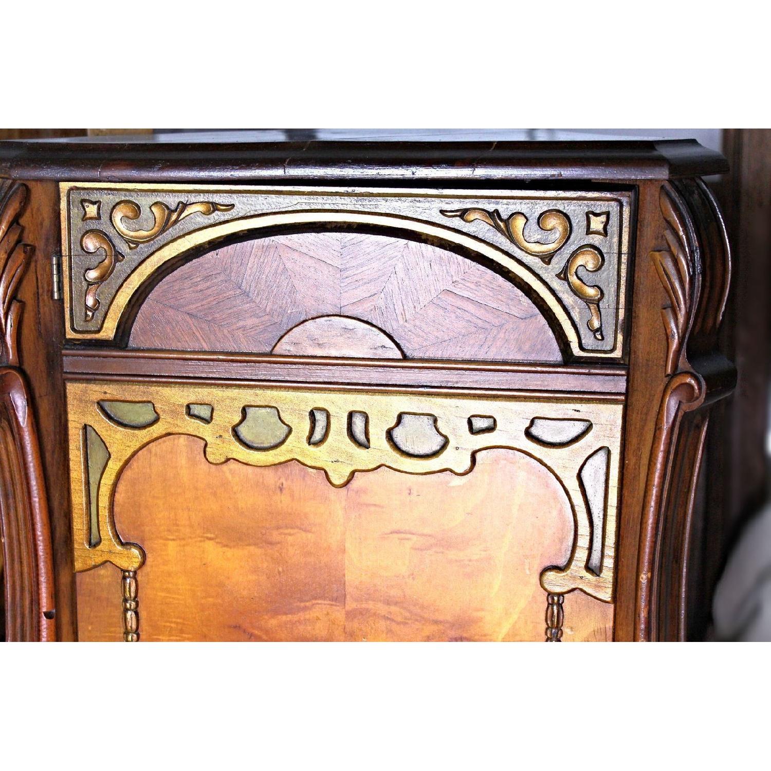 Triangular Wood Commode/Nightstand - image-6