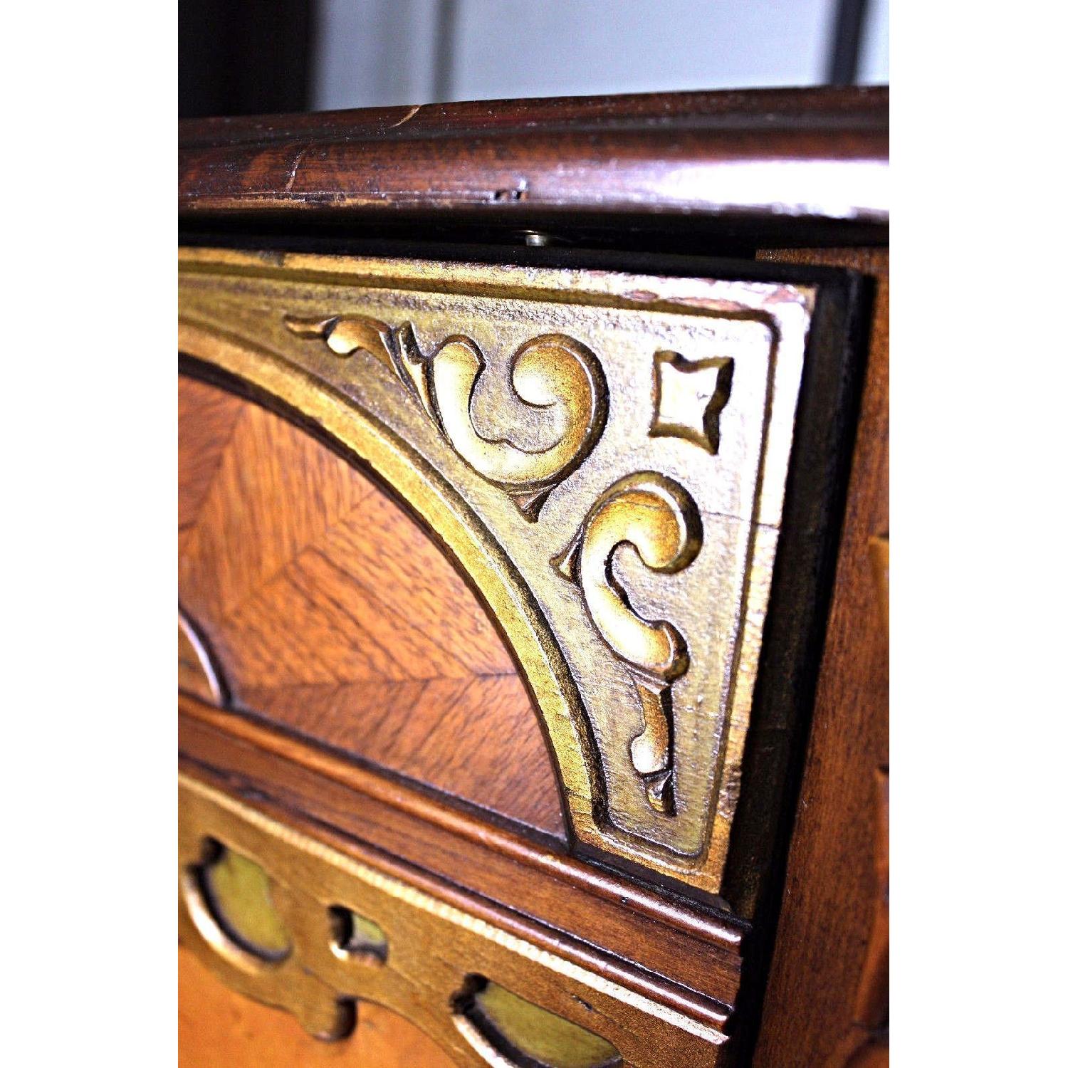 Triangular Wood Commode/Nightstand - image-7