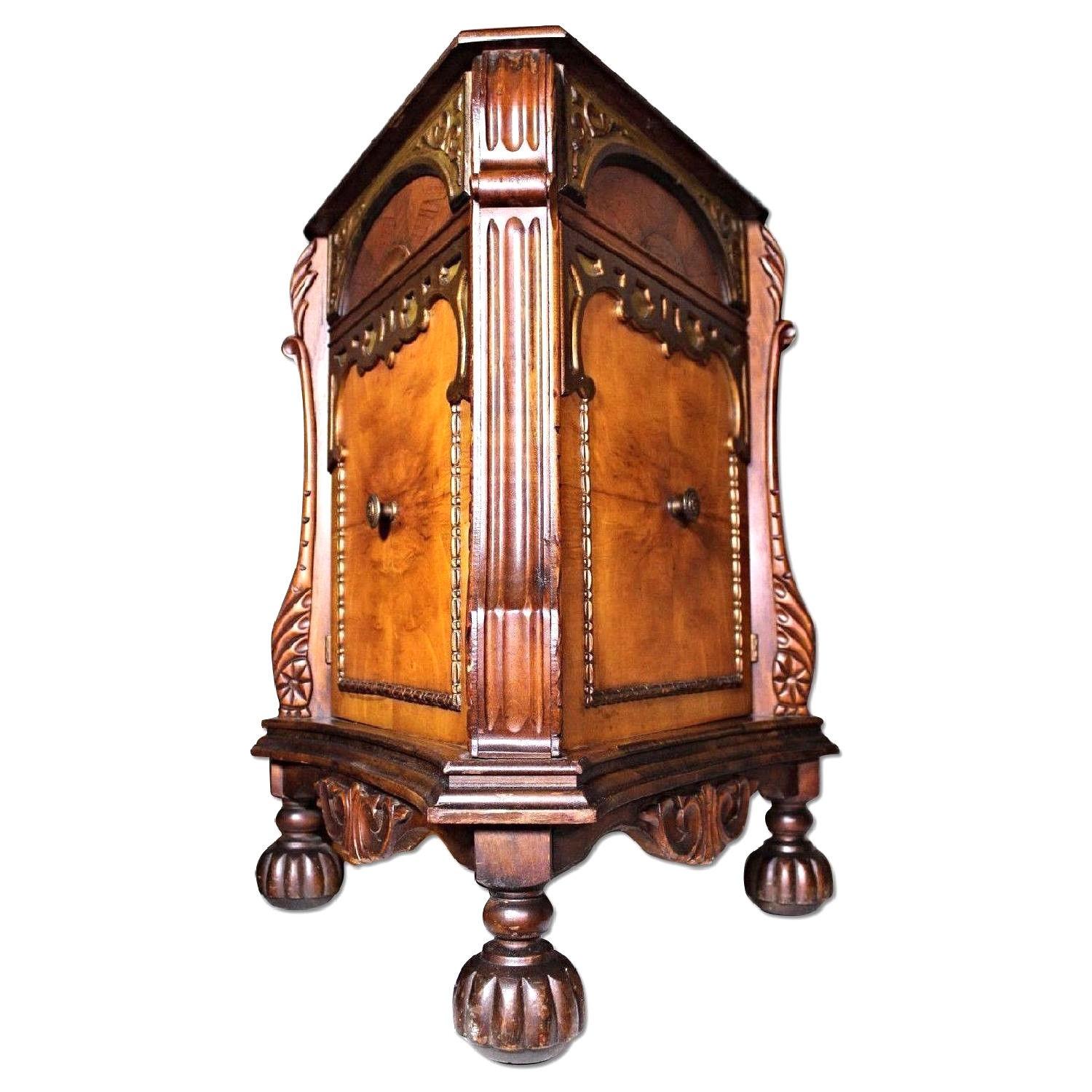 Triangular Wood Commode/Nightstand - image-11