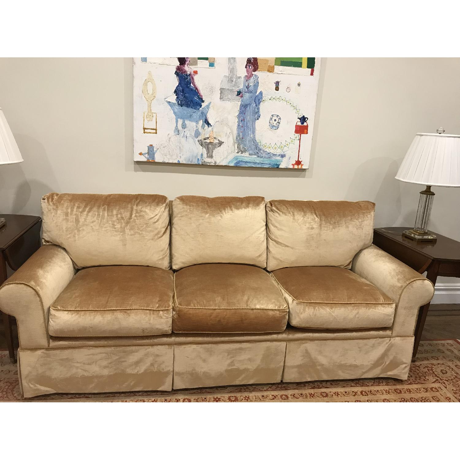 Avery Boardman Scalamandre Silk Velvet Sofa - image-4