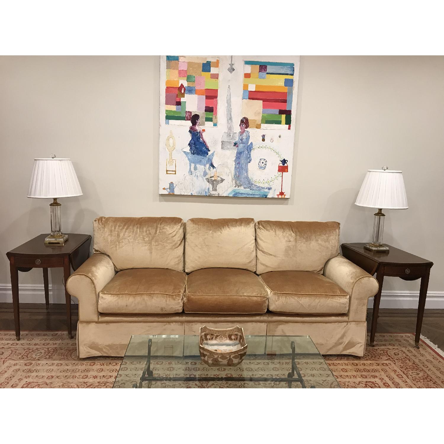 Avery Boardman Scalamandre Silk Velvet Sofa - image-5