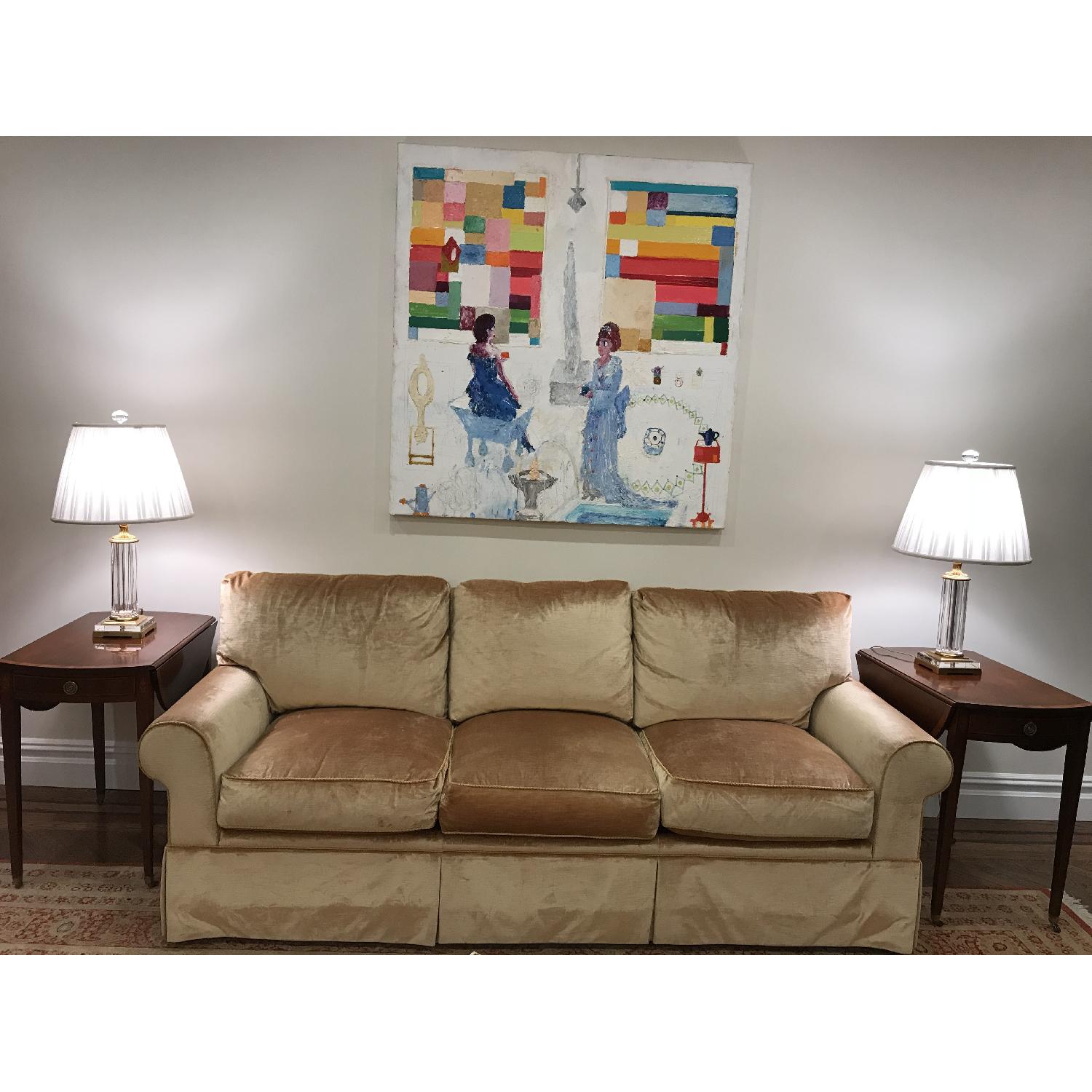 Avery Boardman Scalamandre Silk Velvet Sofa - image-7