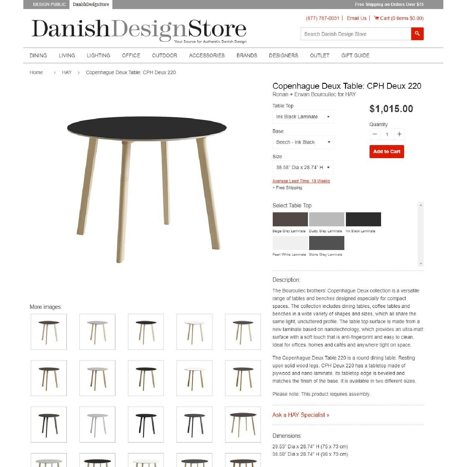 Hay Copenhague Round Dining Table - image-3