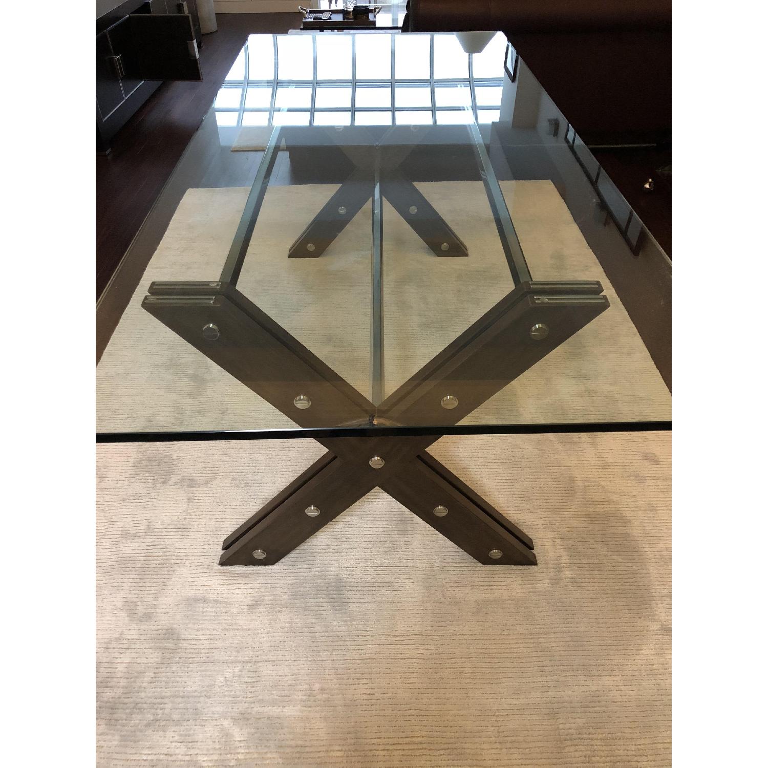 Restoration Hardware Rivet Rectangular Dining Table - image-1