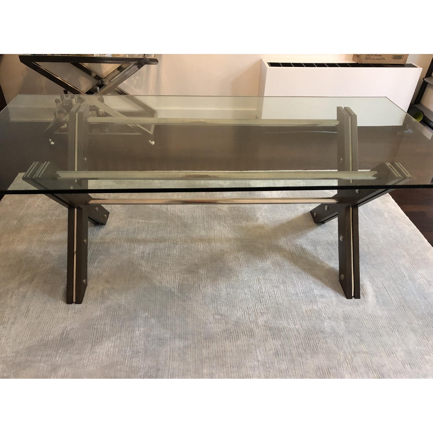 Restoration Hardware Rivet Rectangular Dining Table AptDeco