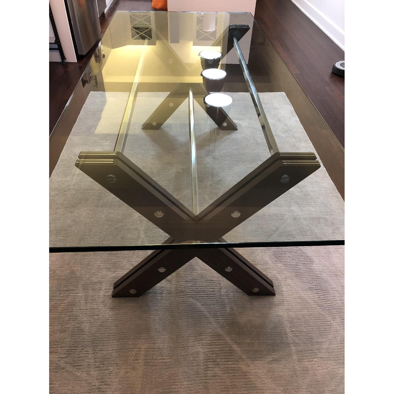 Restoration Hardware Rivet Rectangular Dining Table - image-4