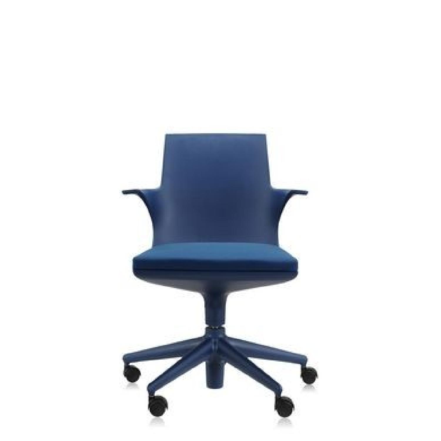 Kartell Spoon Chair in Blue - image-1