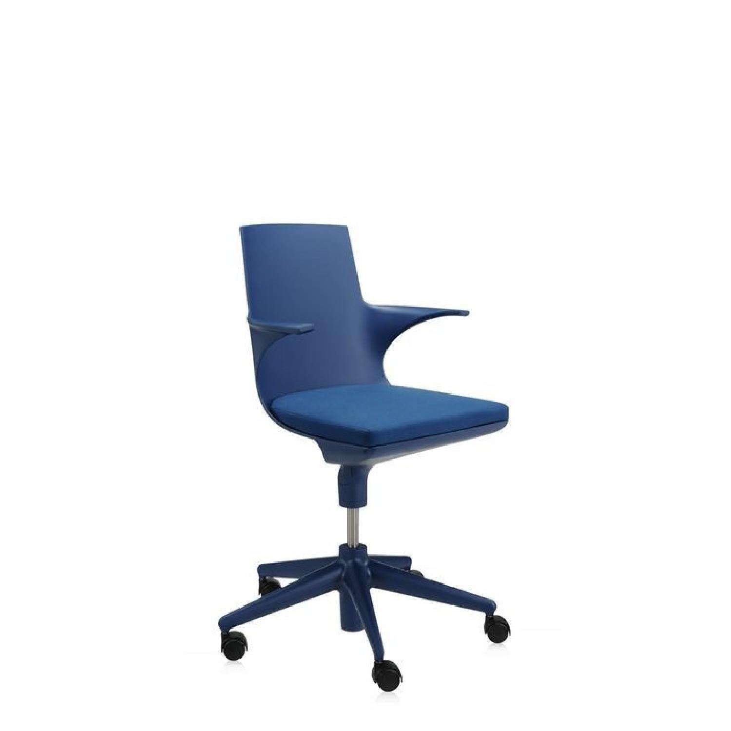 Kartell Spoon Chair in Blue - image-2