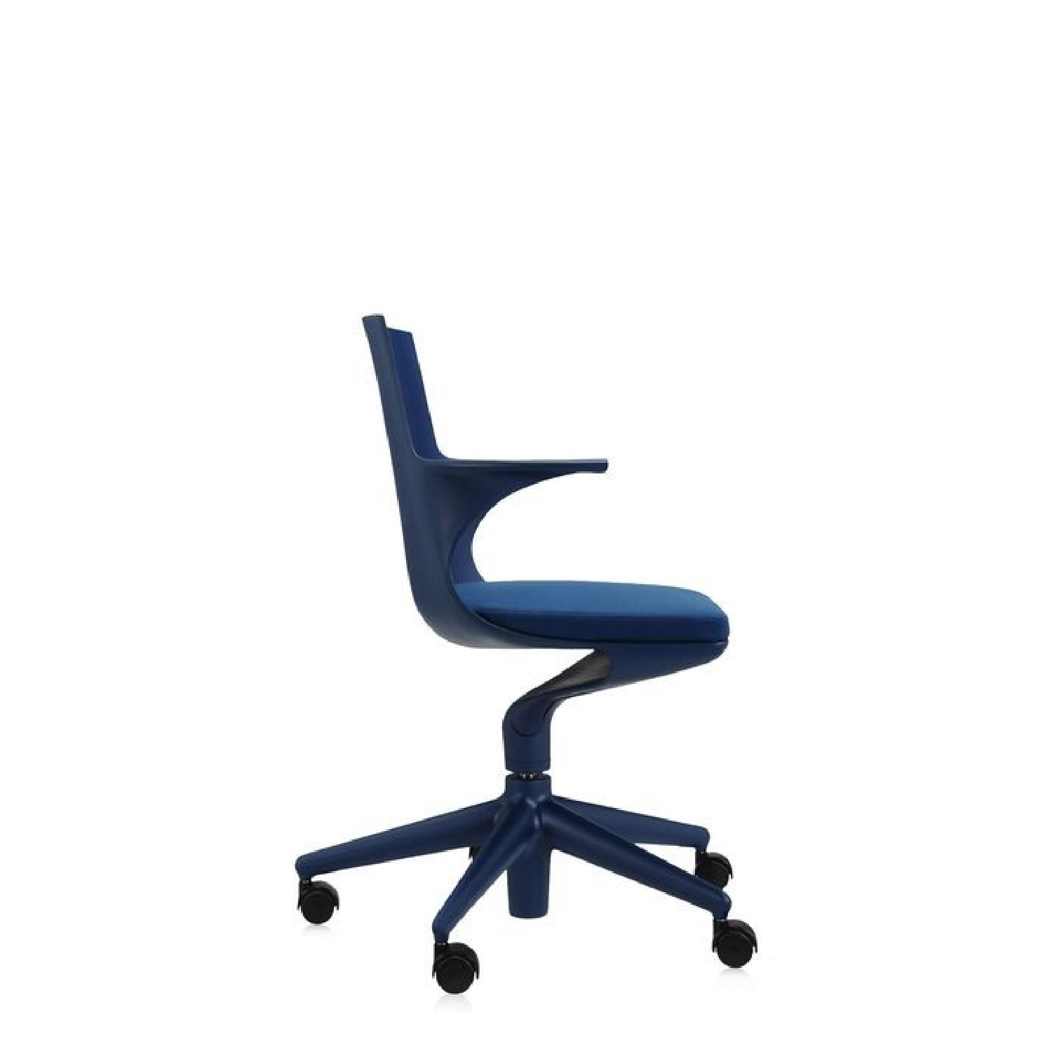 Kartell Spoon Chair in Blue - image-3