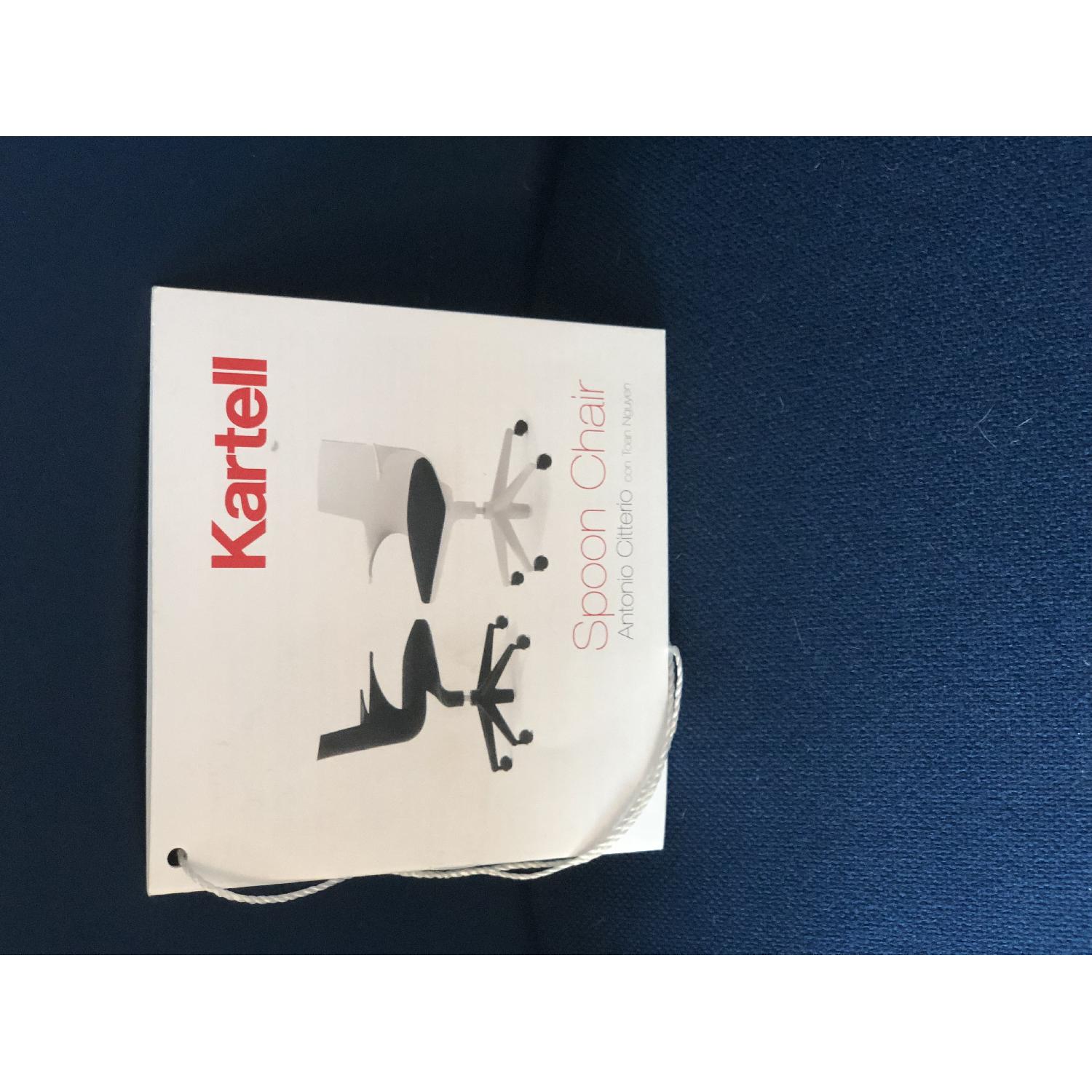 Kartell Spoon Chair in Blue - image-4