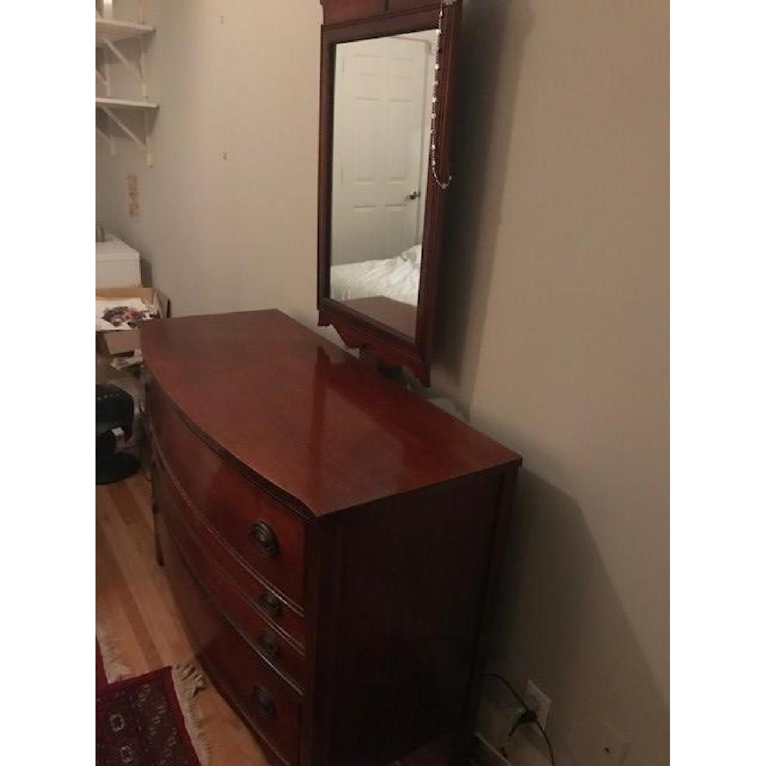 Vintage 1950s Dresser w/ Mirror - image-2