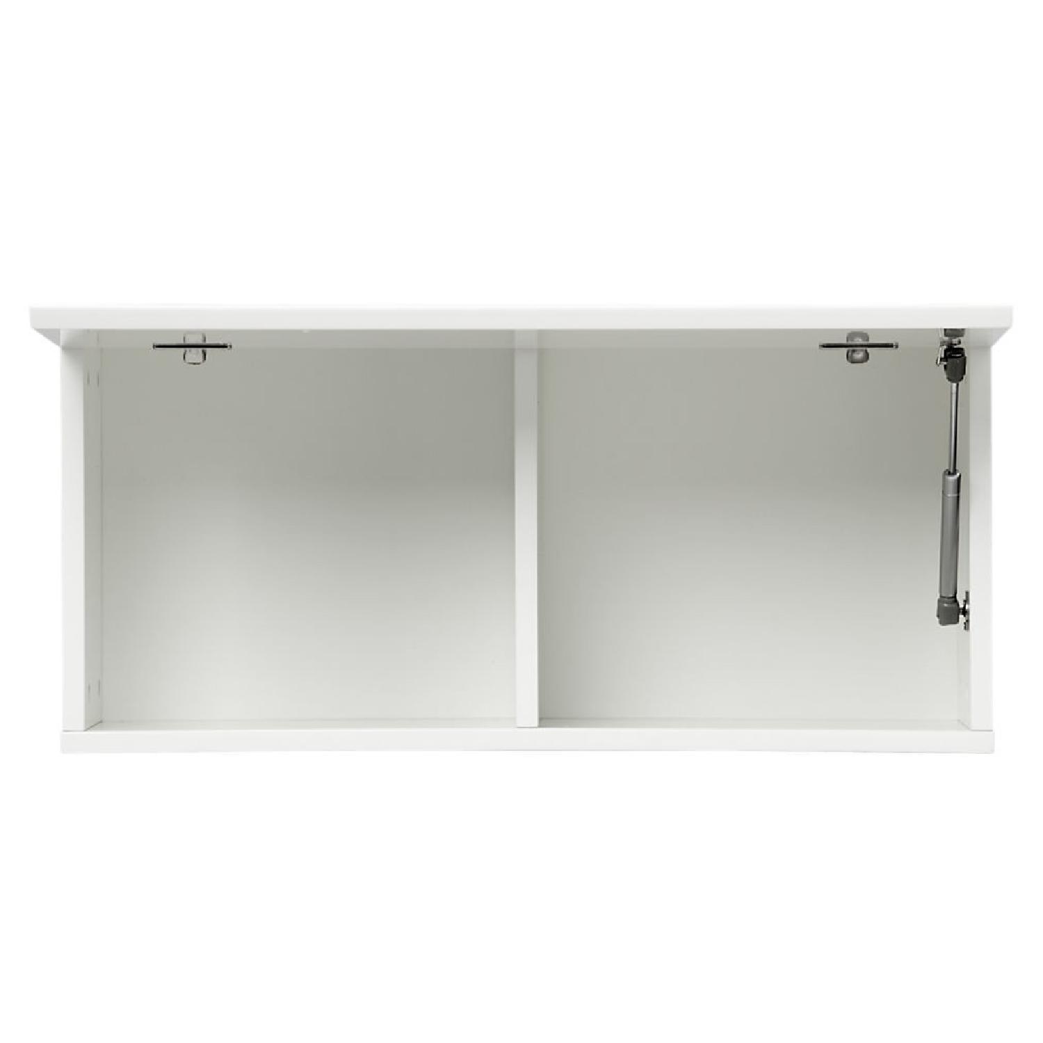 Cb2 Hyde White Wall Mounted Cabinet - image-0