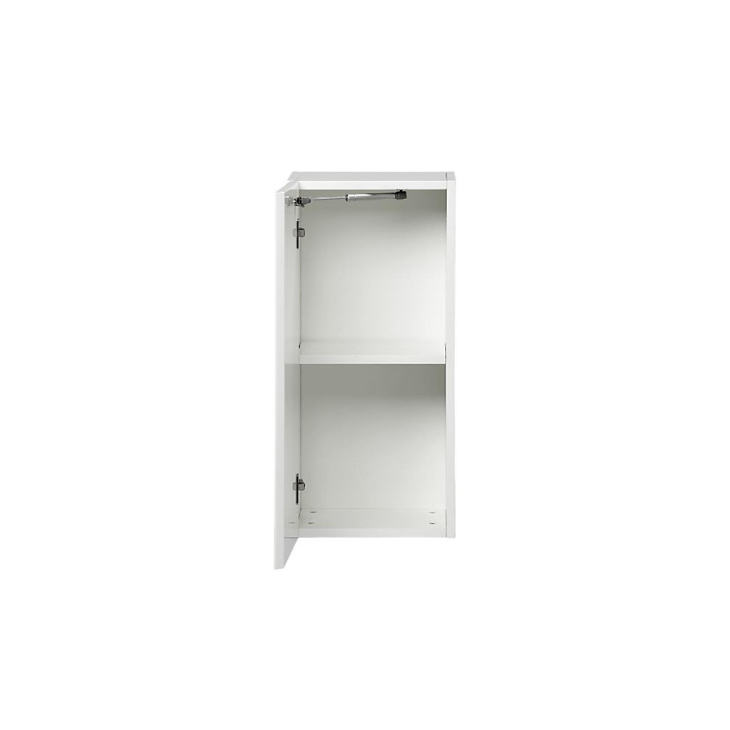 Cb2 Hyde White Wall Mounted Cabinet - image-1