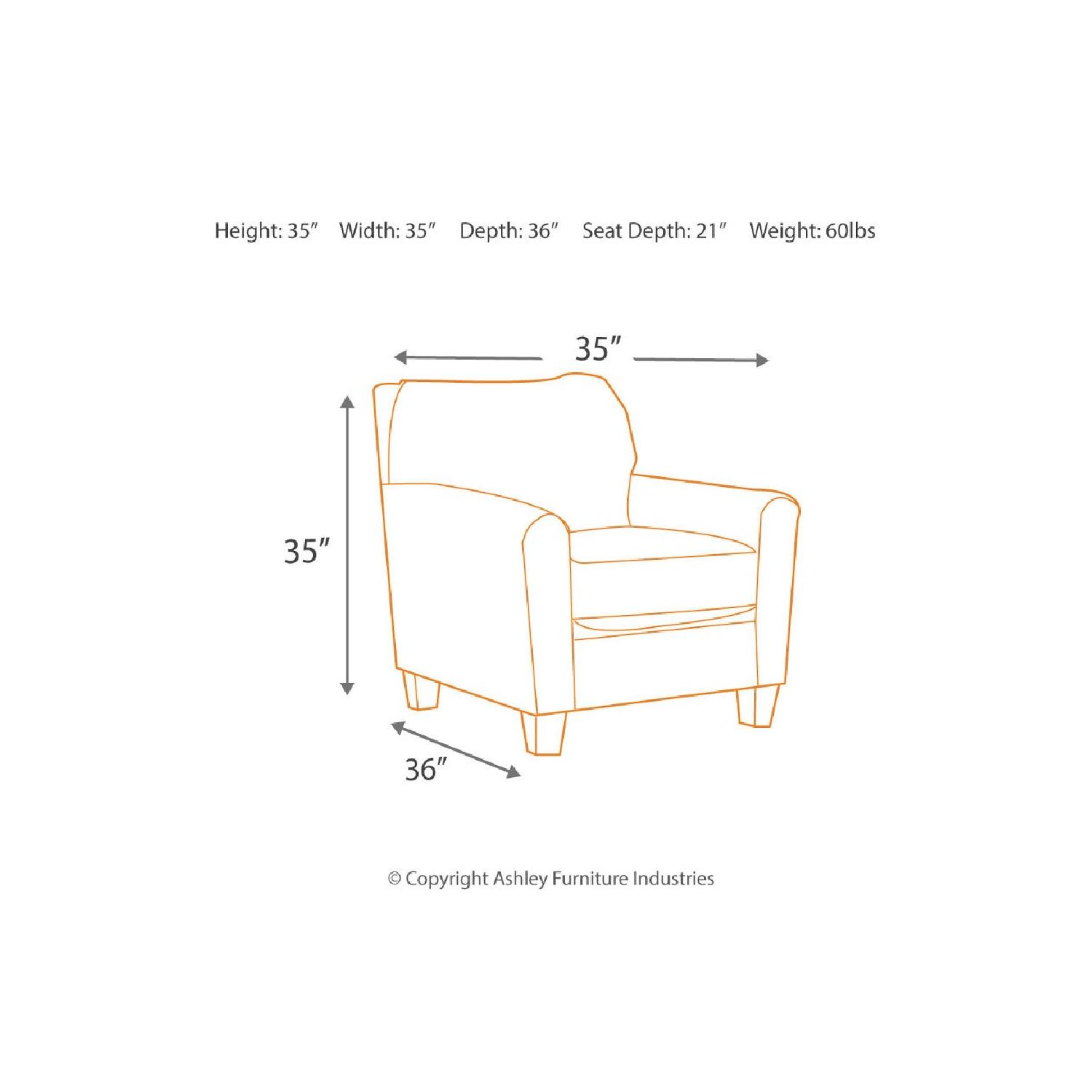 Ashley Nalini Accent Chair - image-4