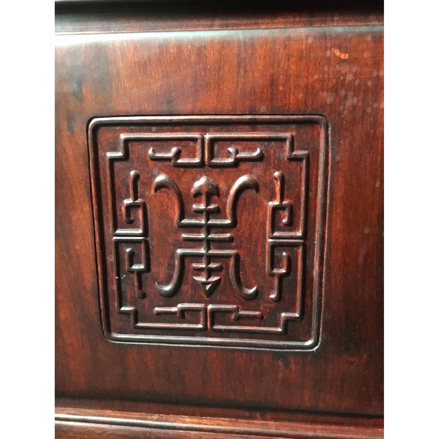 Art Deco Chinoserie Oak Server/Cabinet - image-6