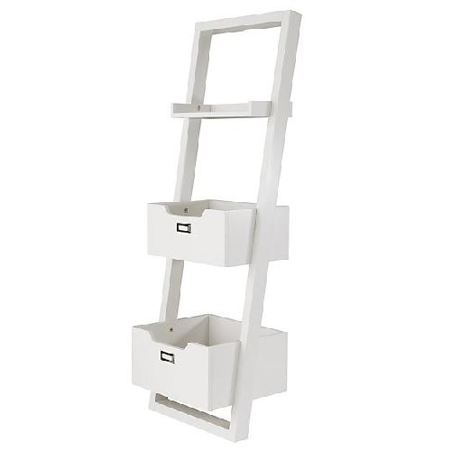 Used Land of Nod Kids White Sloane Leaning Bookcase for sale on AptDeco