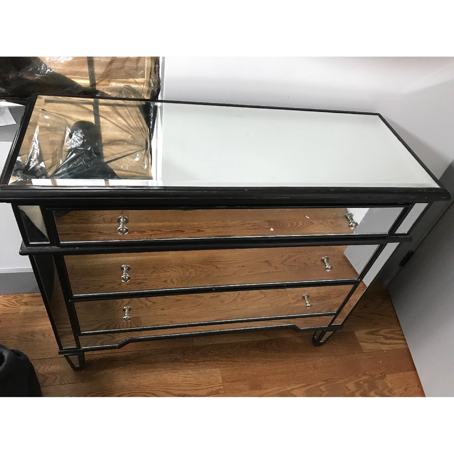 West Elm Mid Century Modern Mirrored Dresser - image-2