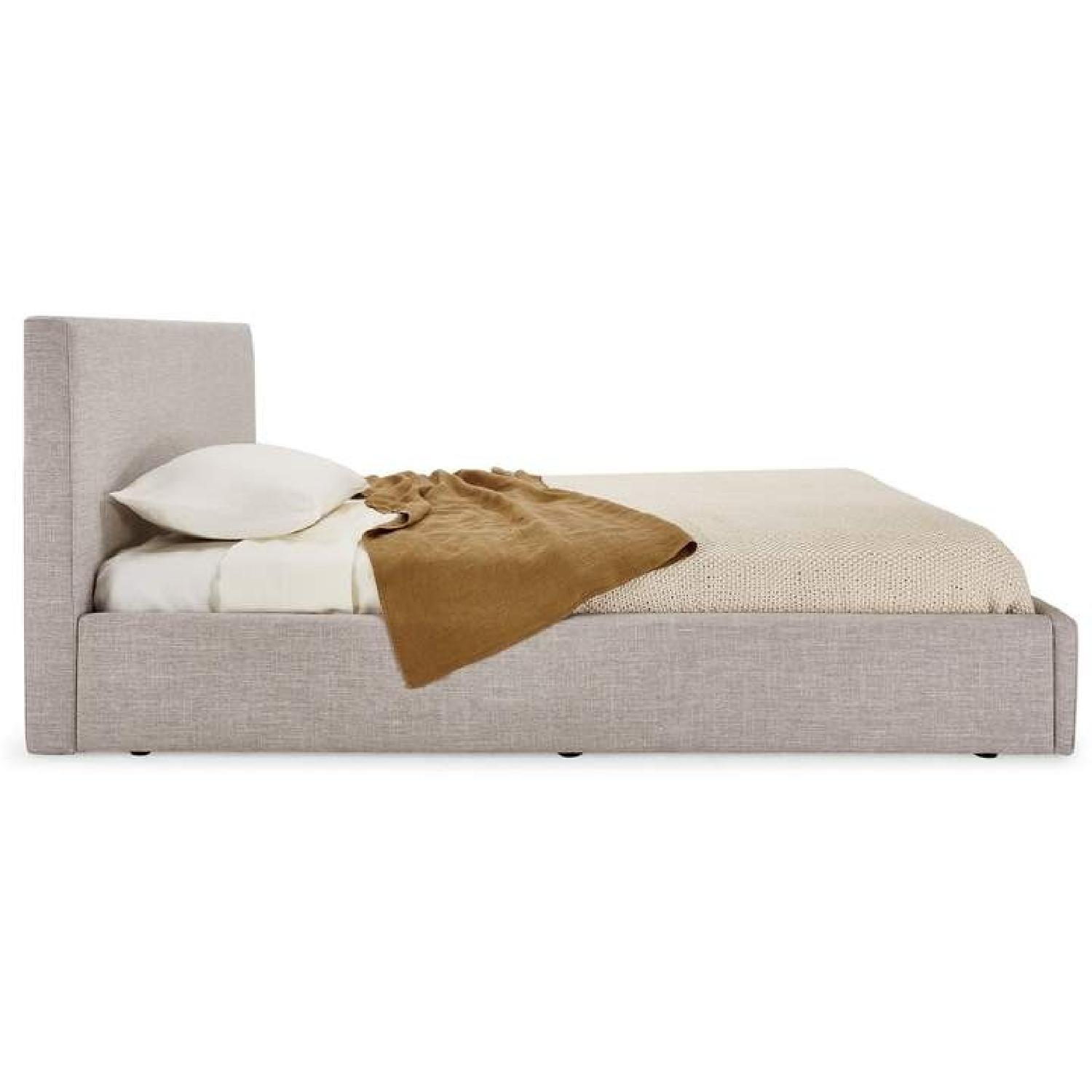 ABC Carpet & Home Grey Upholstered Queen Storage Bed - image-3