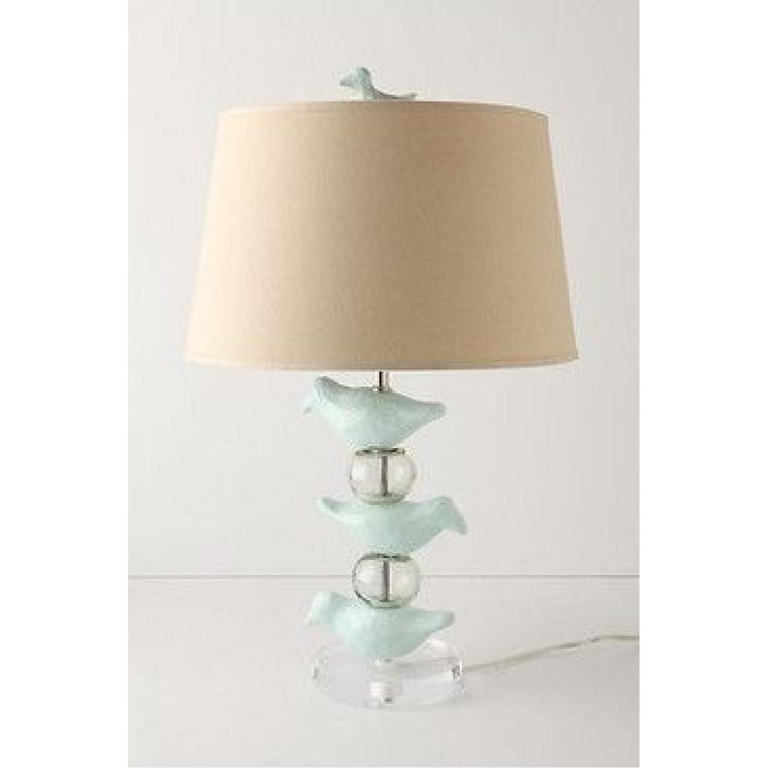 Anthropologie Table Lamp w/ Shade - image-5
