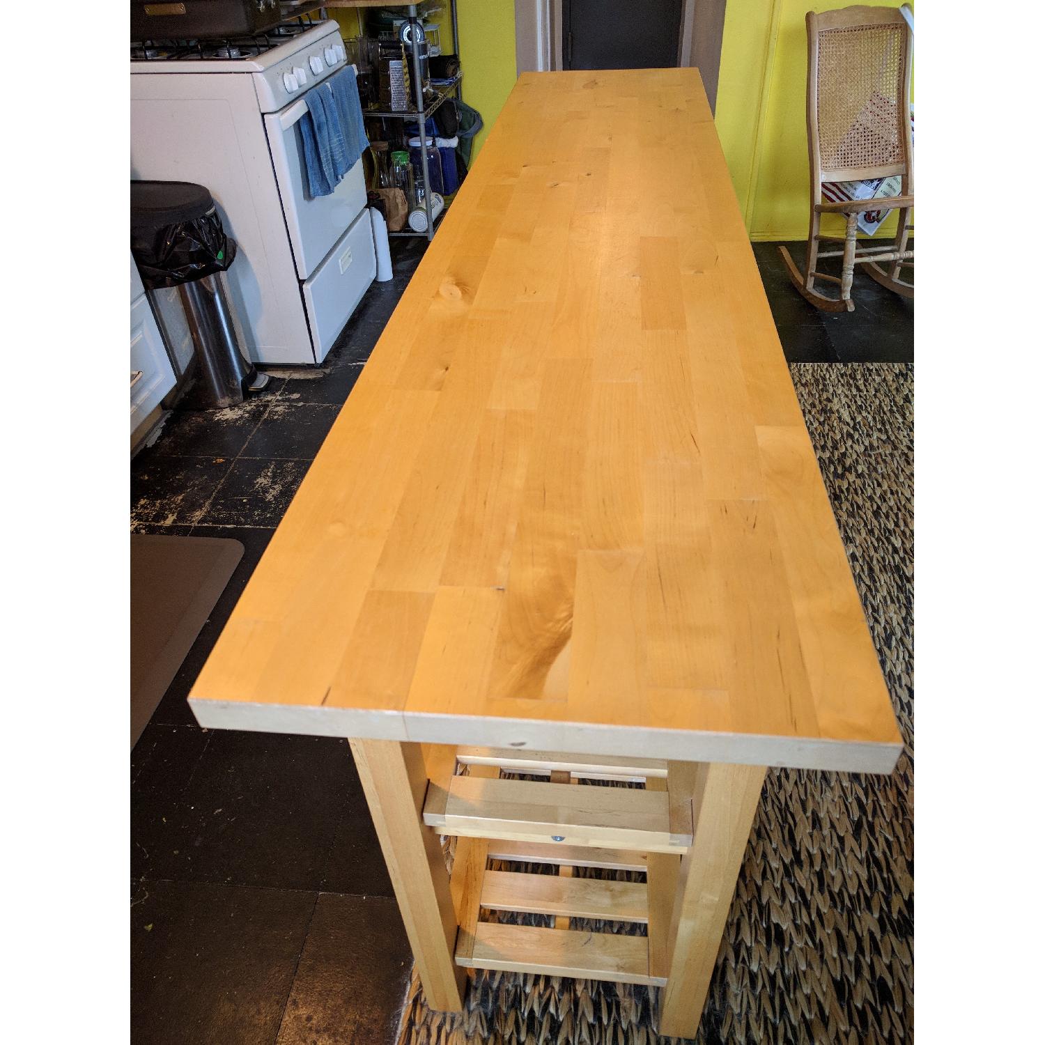 Ikea Norden Wooden Kitchen Island - image-6