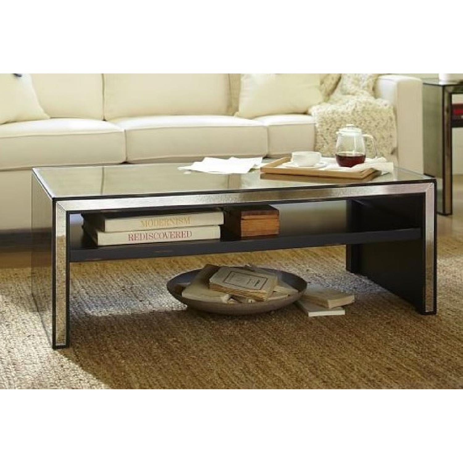 Pottery Barn Marnie Mirrored Coffee Table - image-1