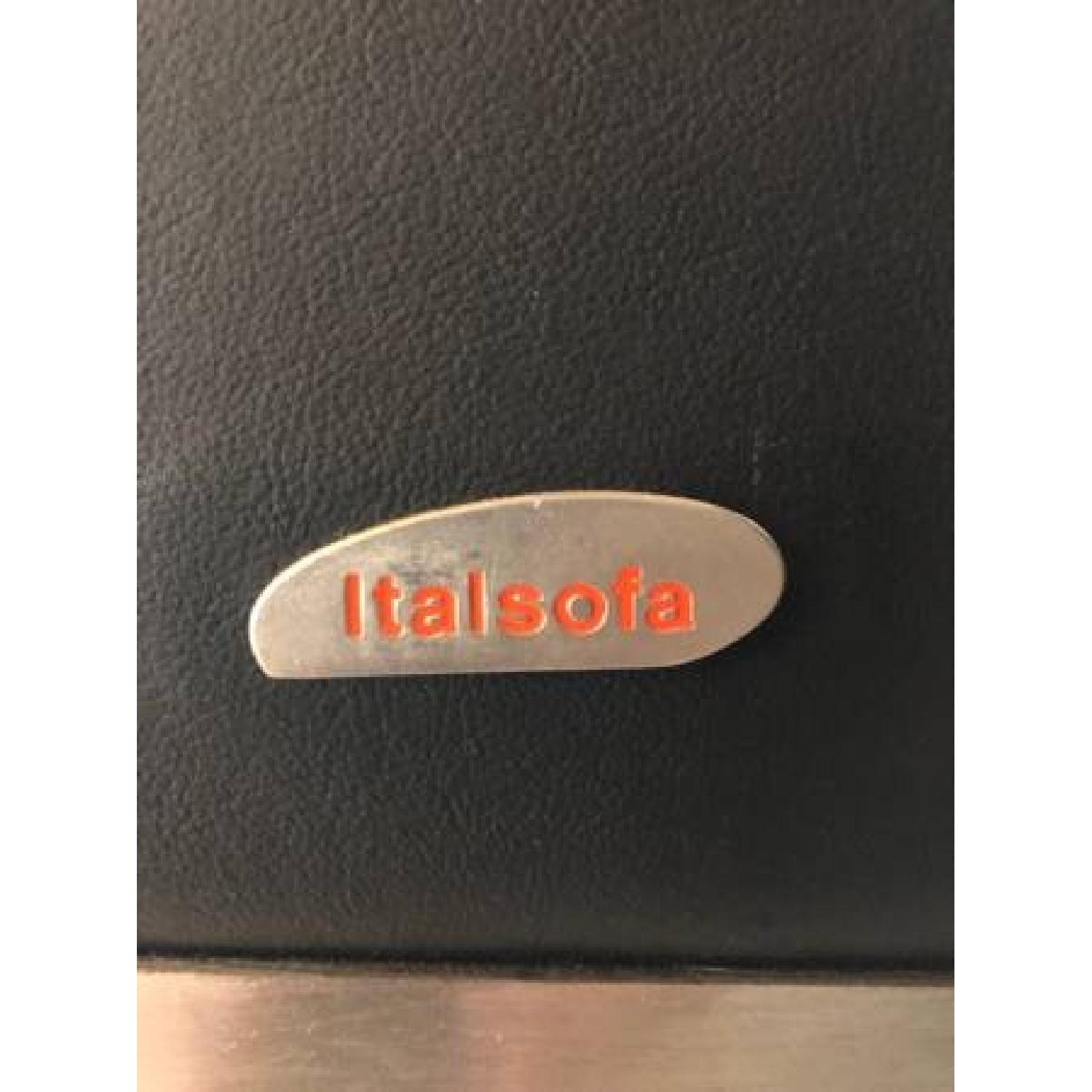 Italsofa Italian Leather Sofa & Ottoman - image-5