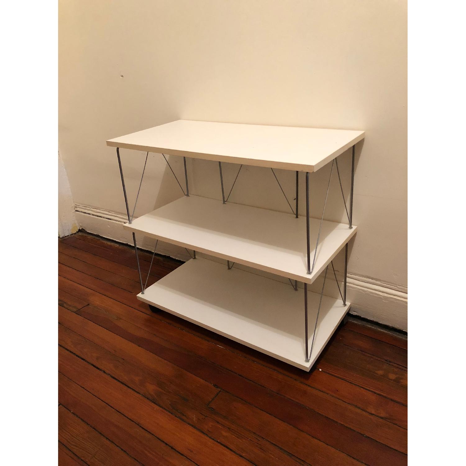 Container Store Shelving Unit w/ Locking Wheels - image-2