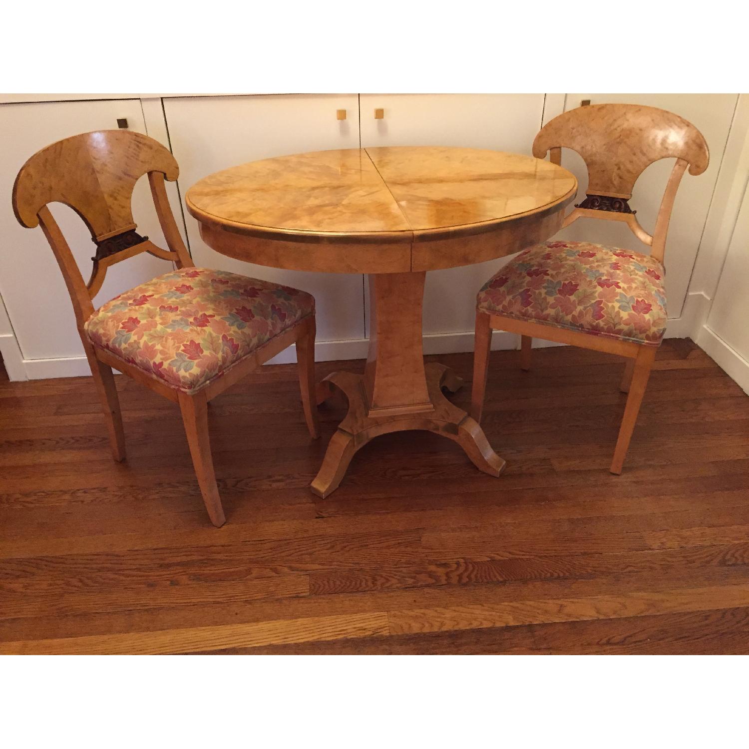 Biedermeier Oval Dining Table w/ 2 Leaves - image-3