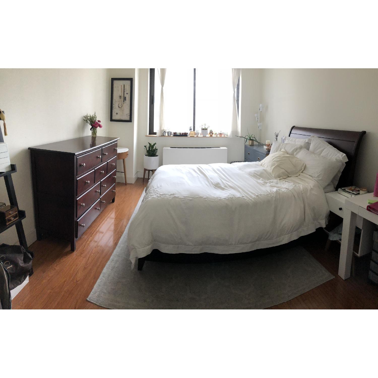 Cresent Furniture Dark Brown Wide Dresser - image-5