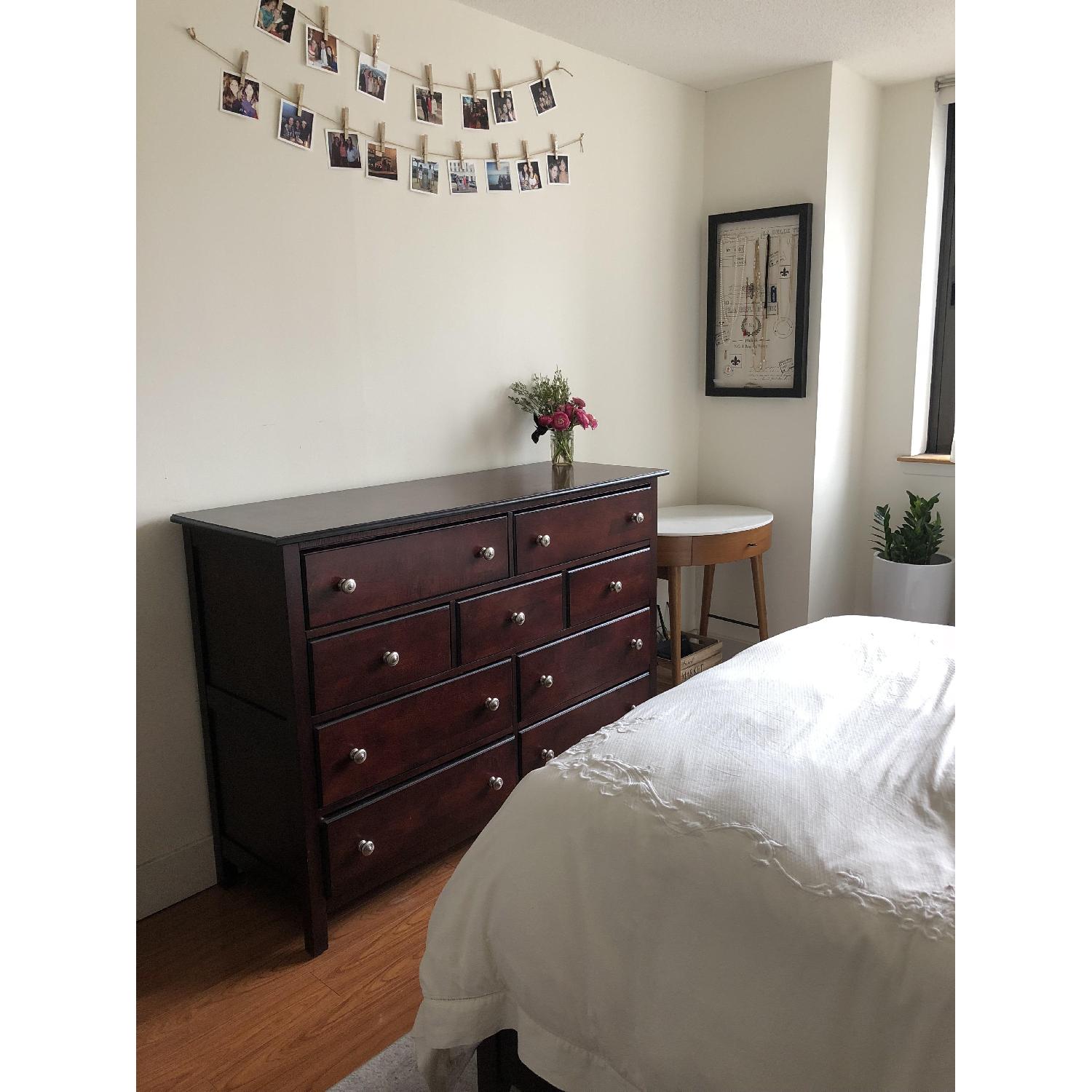 Cresent Furniture Dark Brown Wide Dresser - image-7
