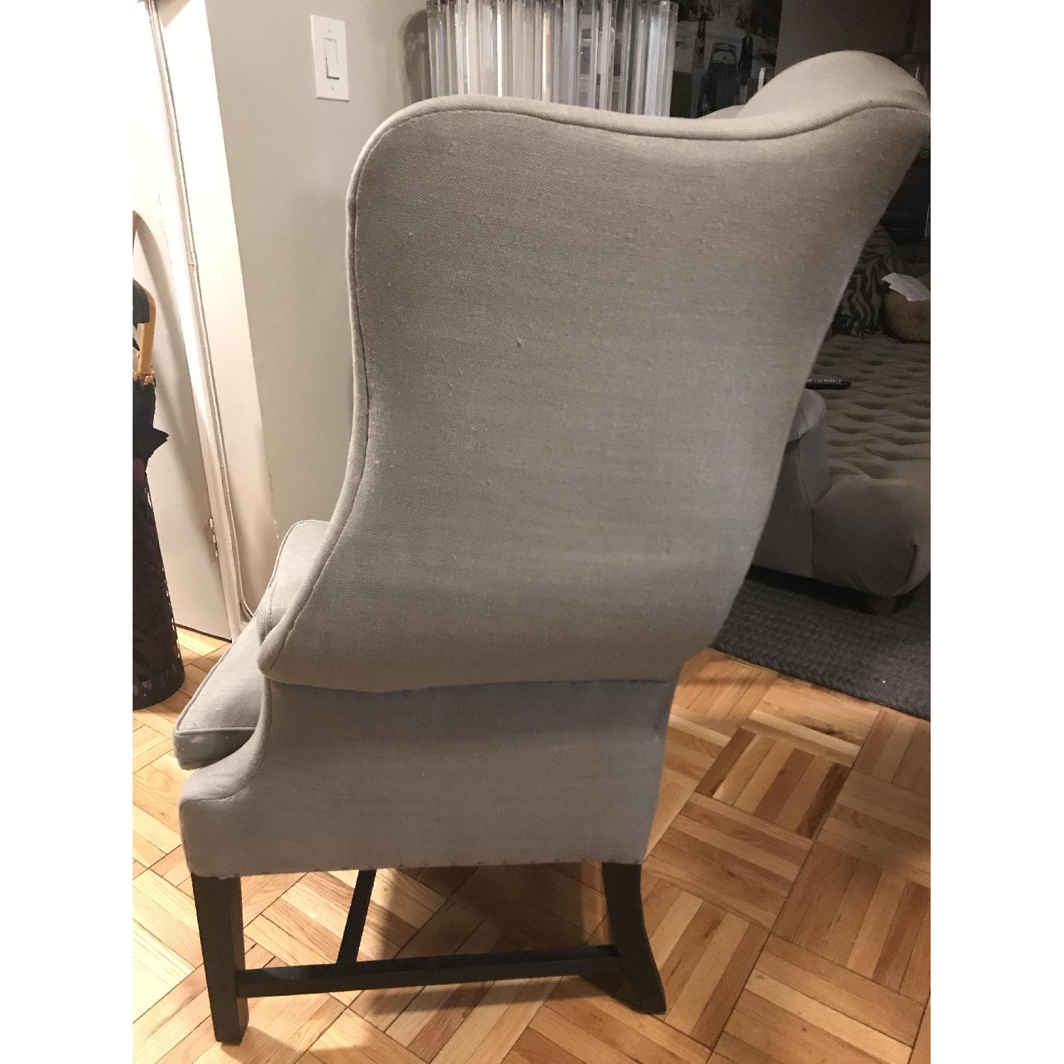 Restoration Hardware 1920s Georgian Wingback Chair - image-2