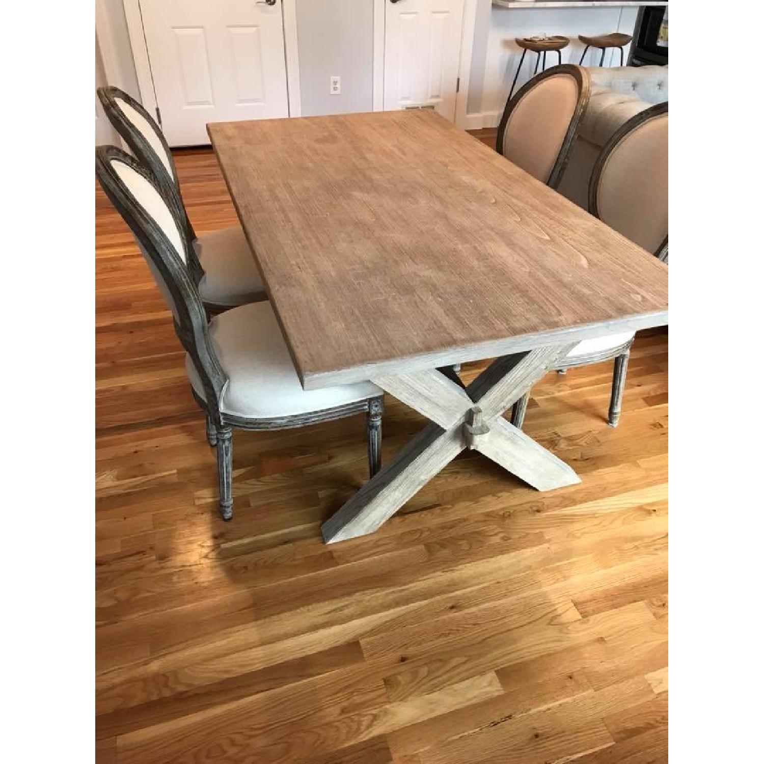 Pottery Barn Toscana Dining Table w/ 4 Chairs - image-2