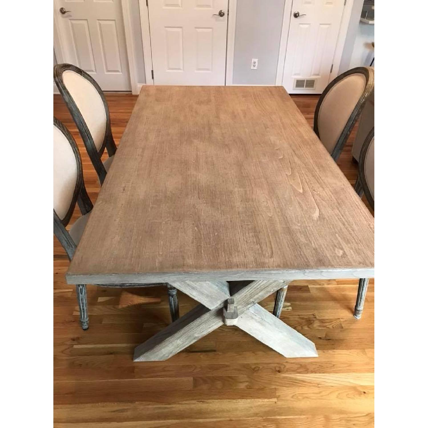 Pottery Barn Toscana Dining Table w/ 4 Chairs - image-3