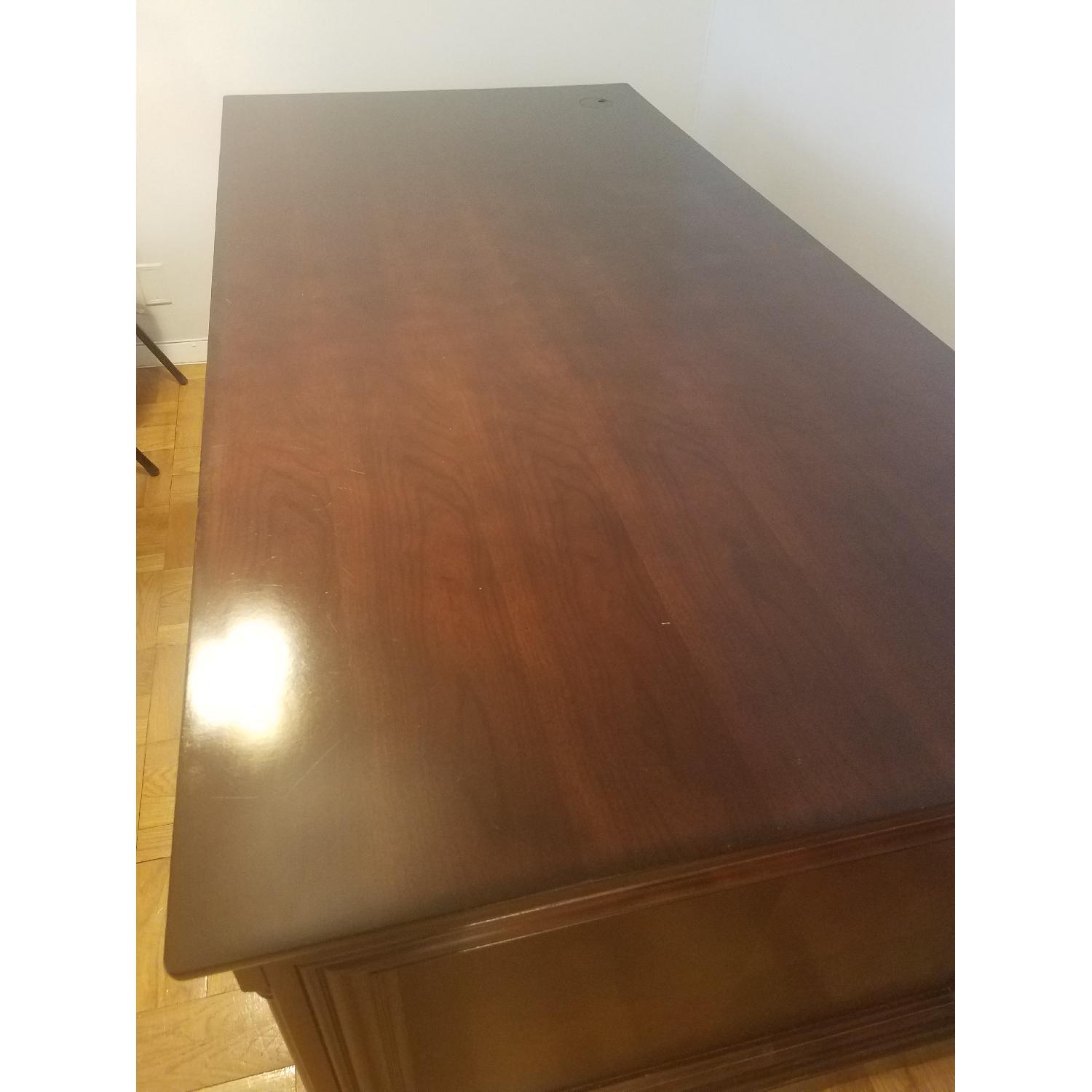 Executive Solid Wood Desk - image-8