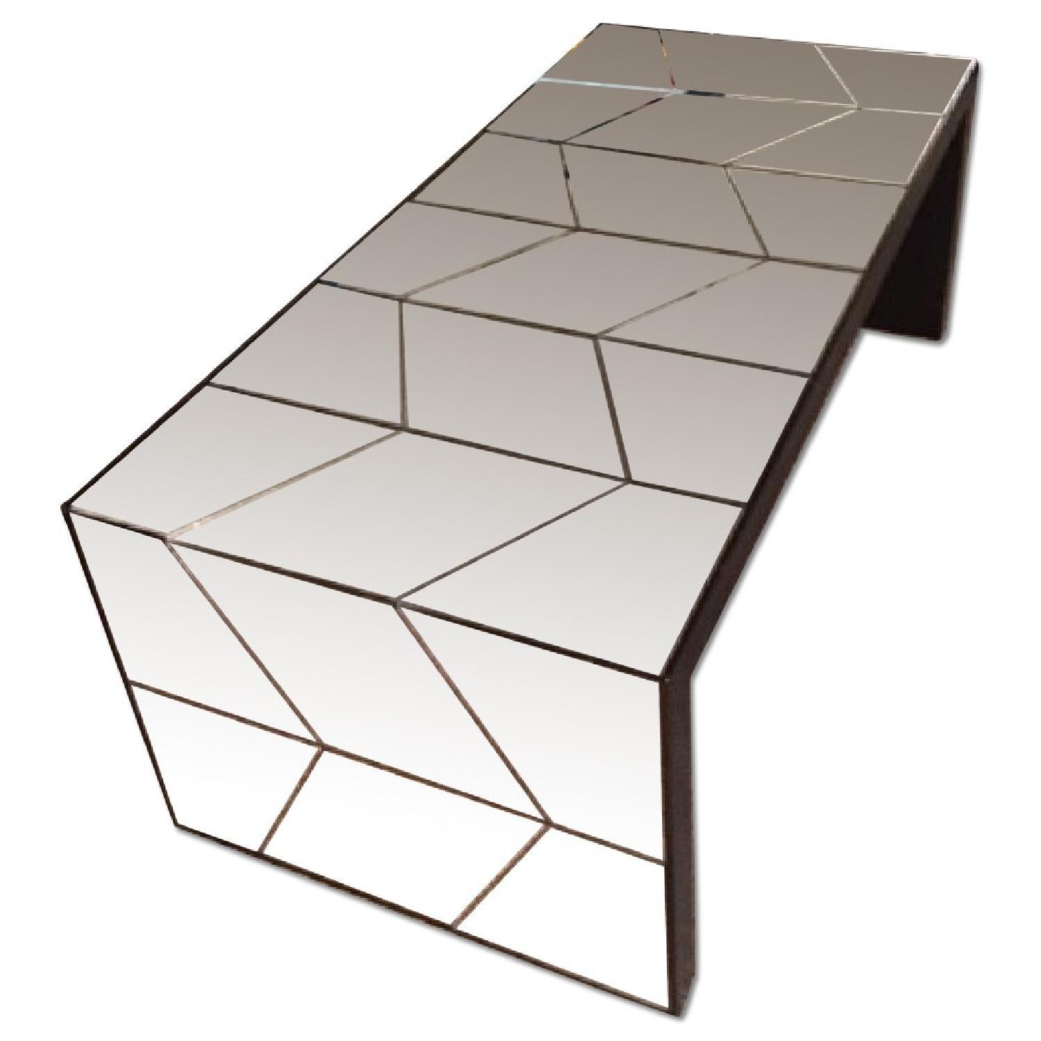 West Elm Herringbone Mirror Coffee Table - image-2
