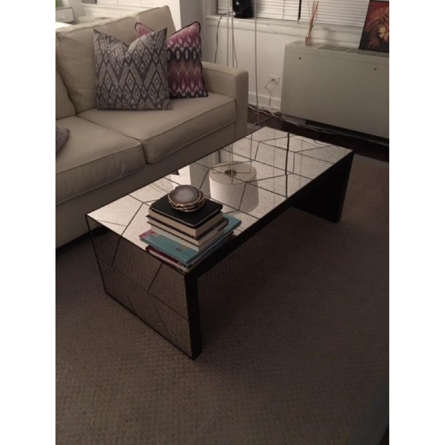 West Elm Herringbone Mirror Coffee Table - image-6