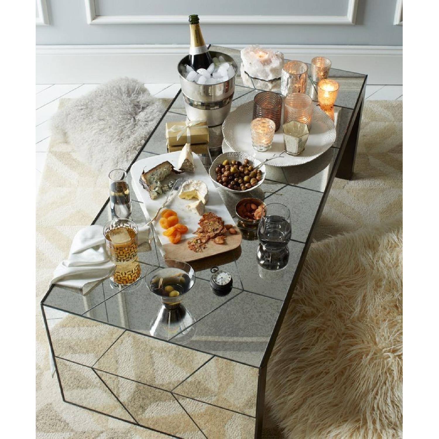 West Elm Herringbone Mirror Coffee Table - image-11