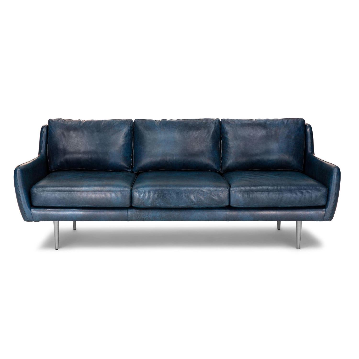 Article Matrix Oxford Blue Sofa - image-0