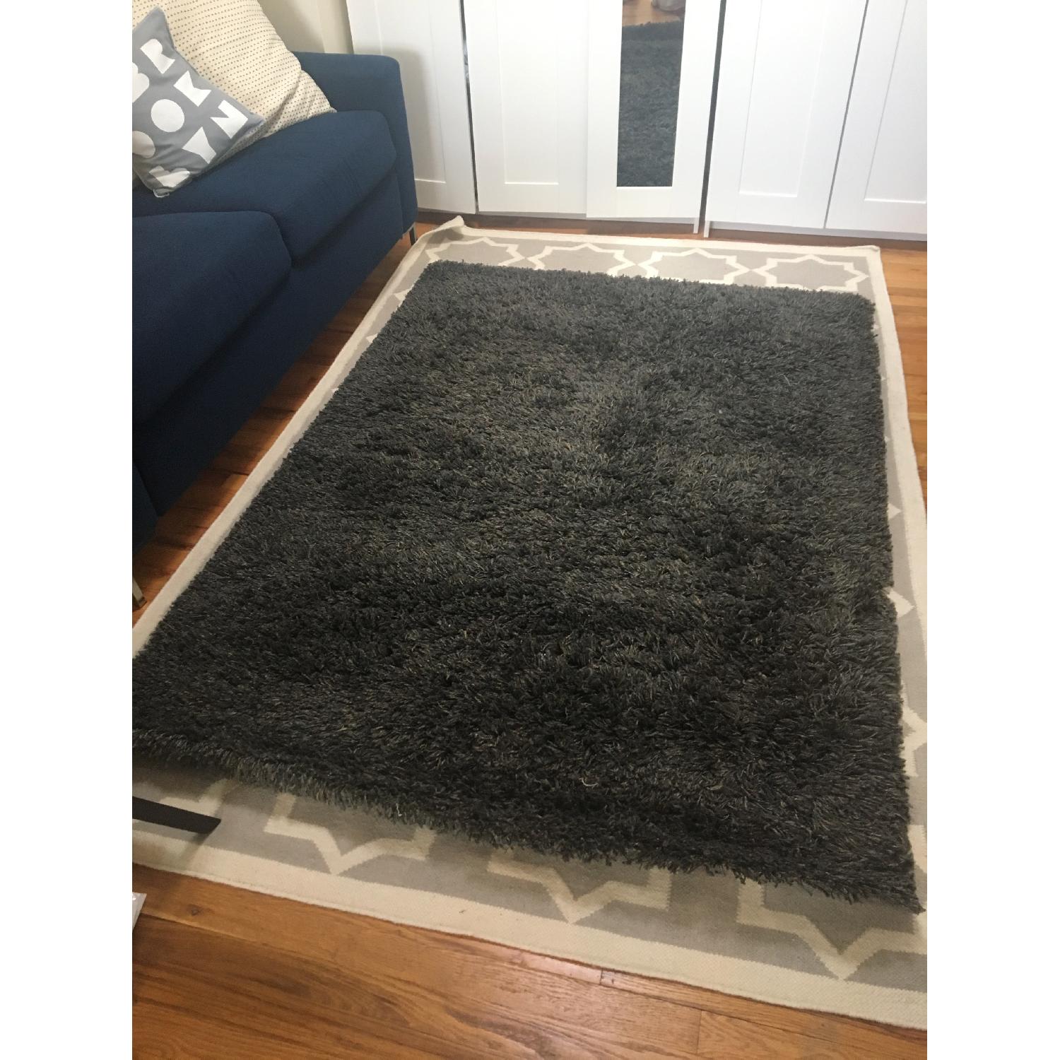 Ikea Vindum High-Pile Shag Area Rug - image-1
