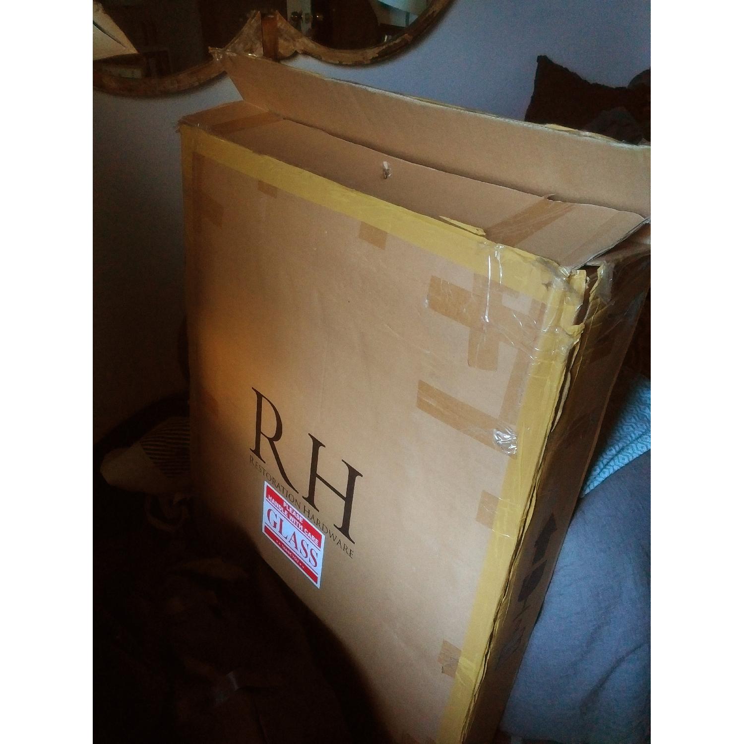 Restoration Hardware St James Brown Wood Mirror - image-4