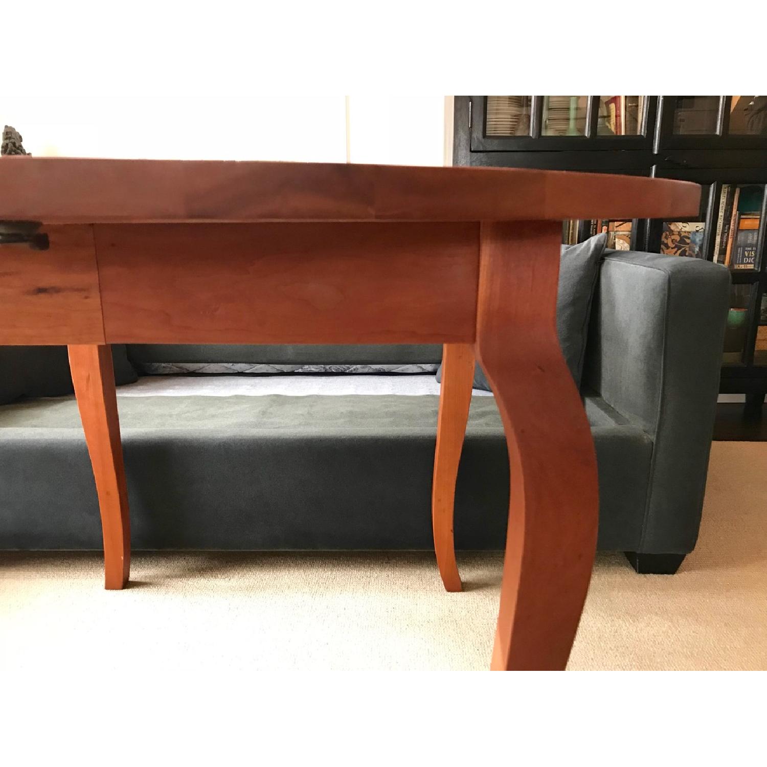 Crate & Barrel Dancer Round Extension Dining Table - image-10