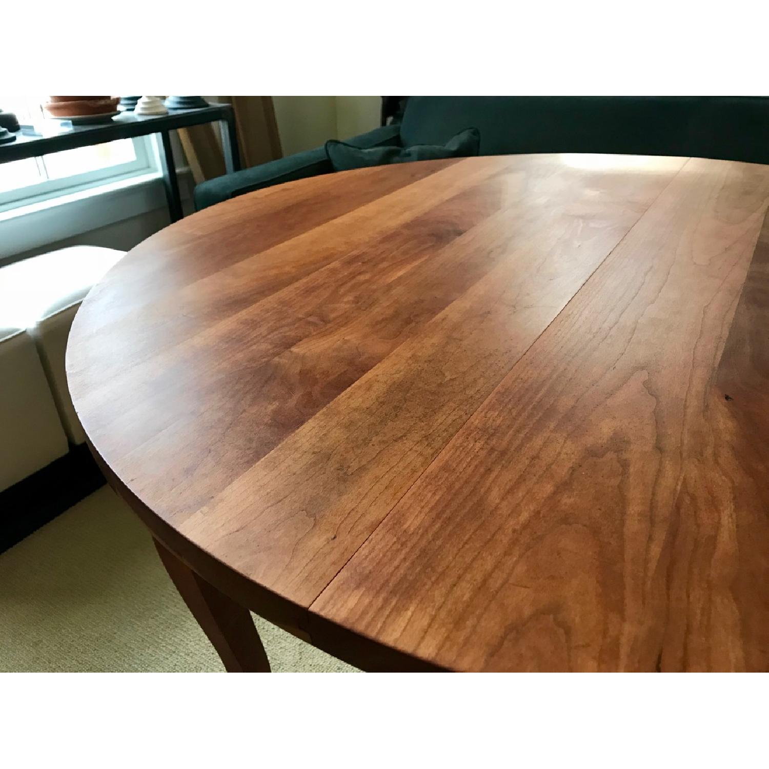 Crate & Barrel Dancer Round Extension Dining Table - image-11