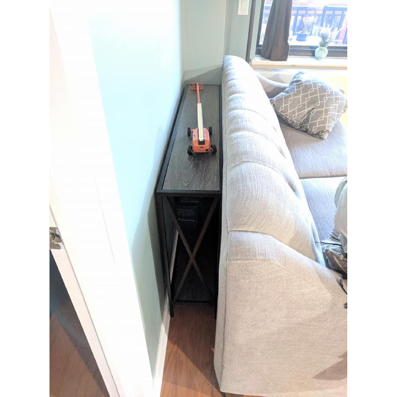 Convenience Concepts Tucson Weathered Gray Console Table - image-1