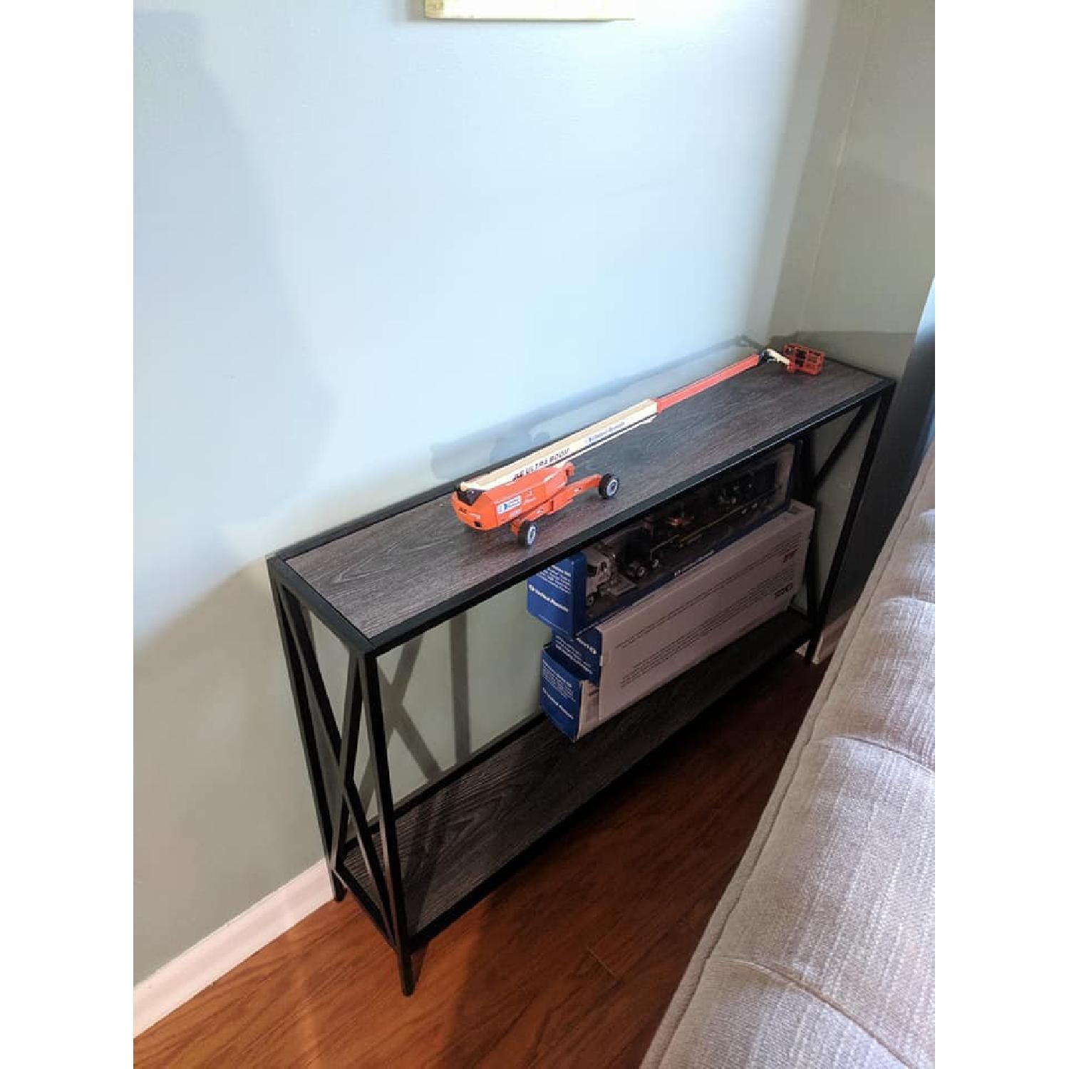 Convenience Concepts Tucson Weathered Gray Console Table - image-3