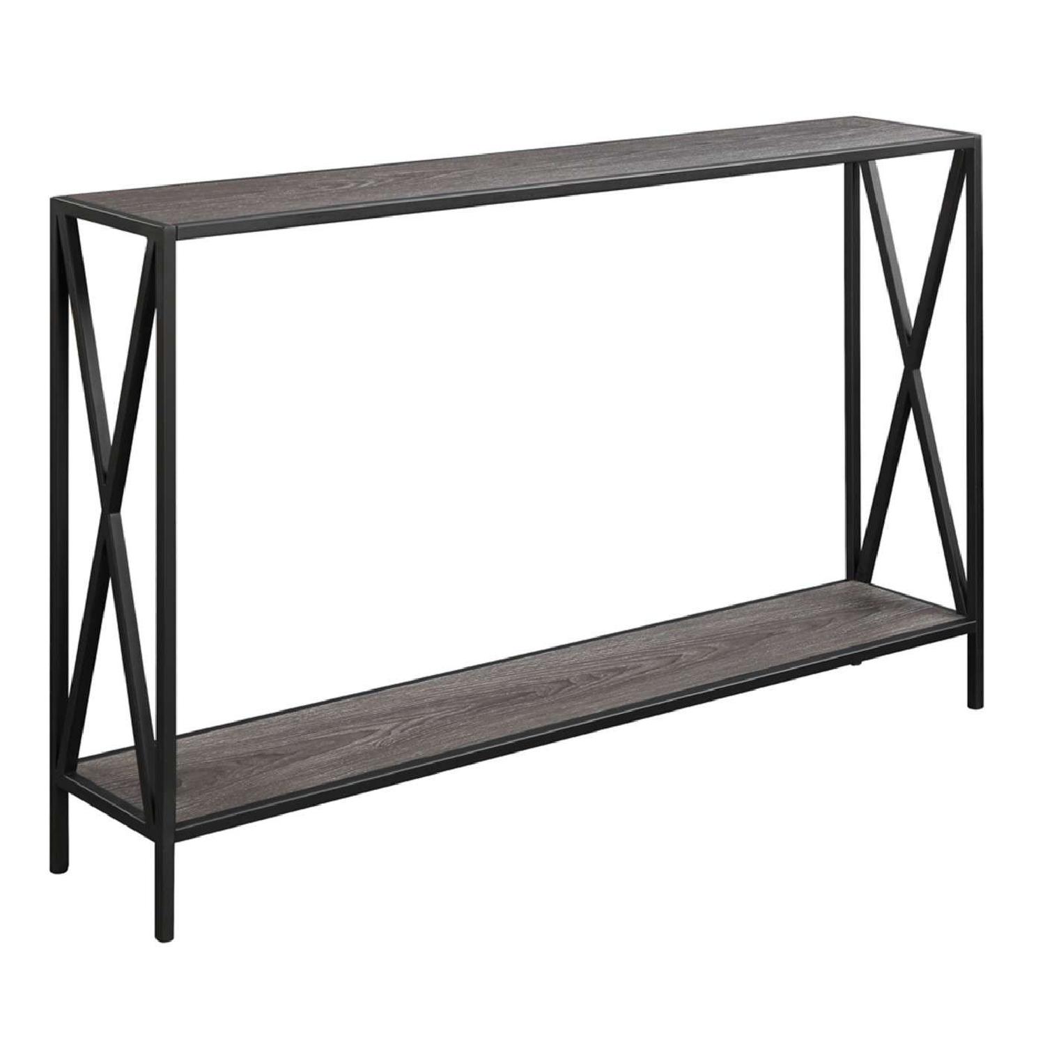 Convenience Concepts Tucson Weathered Gray Console Table - image-0