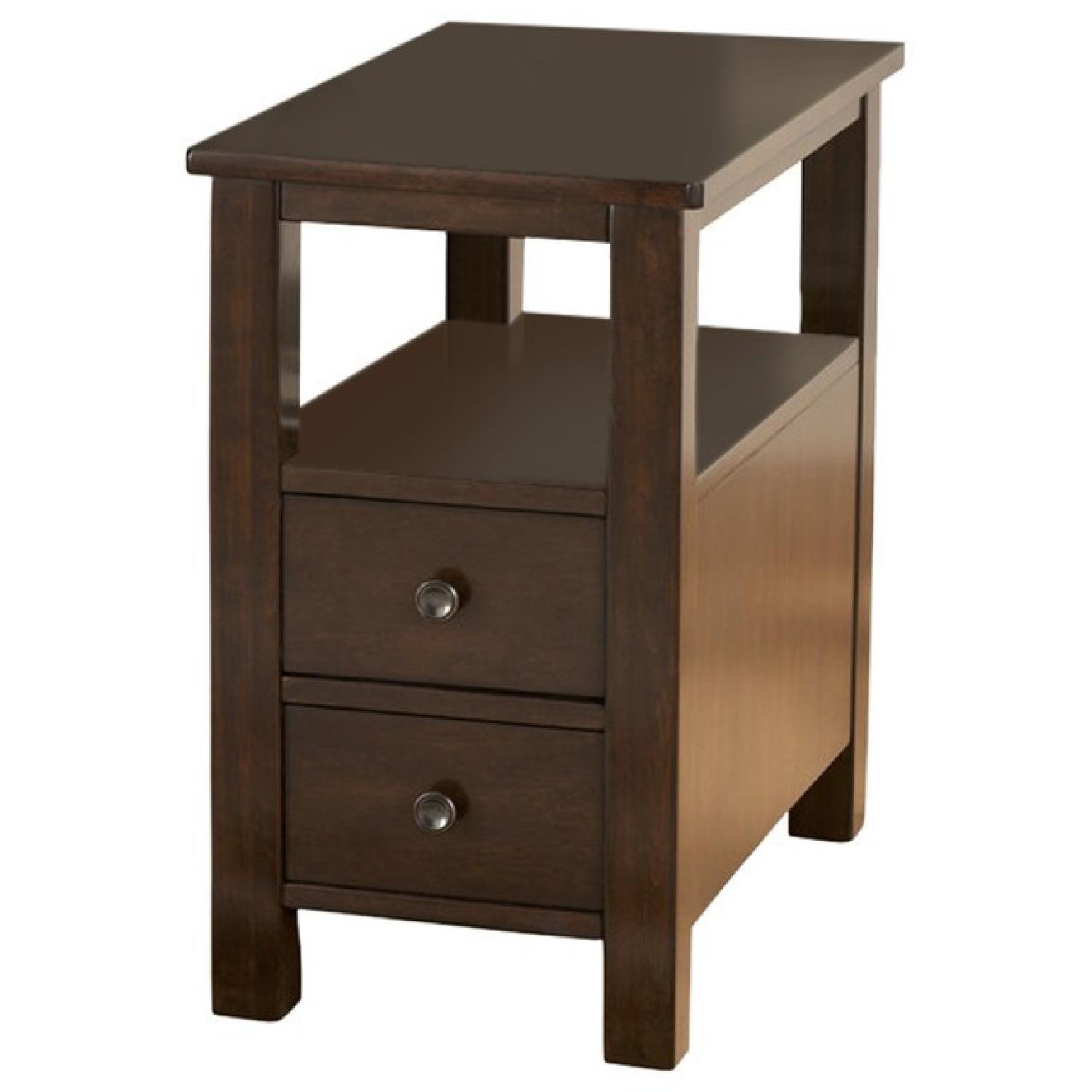 Ashley Marion Dark Brown Chair Side End Table - image-0